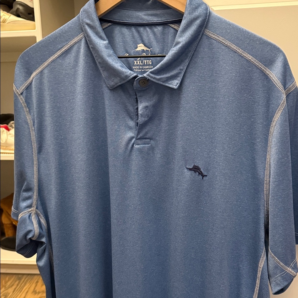 Tommy Bahama Steel Blue Polo Shirt